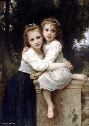 - William Bouguereau - Deux soeurs